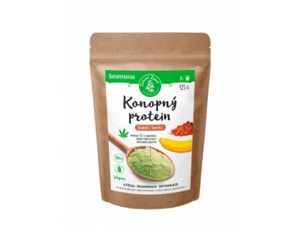 Zelená Země Konopný protein 125 g kakao s banánem