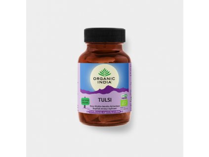 Tulsi, Organic India, 60 kapslí