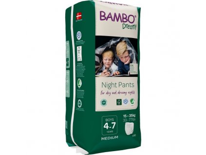 bambo dreamy medium pro chlapce 4 7let 15 35kg 10ks