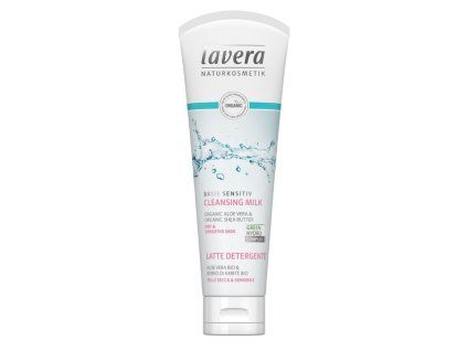 lavera Basis Čistící pleťové mléko 2v1 125 ml