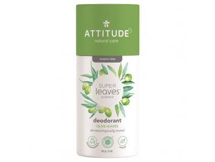 Přírodní tuhý deodorant ATTITUDE Super leaves - olivové listy 85 g