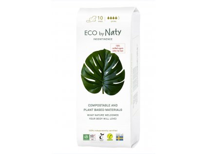 Dámské ECO inkontinenční vložky Naty - extra (10 ks)