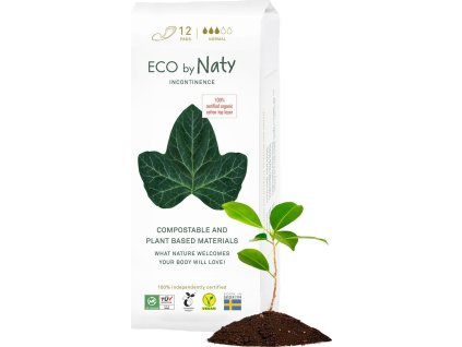 Dámské inkontinenční vložky ECO by Naty - normal (12 ks)