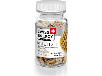 SWISS ENERGY MULTIVIT Kapsle s postupným uvolňováním, 30ks