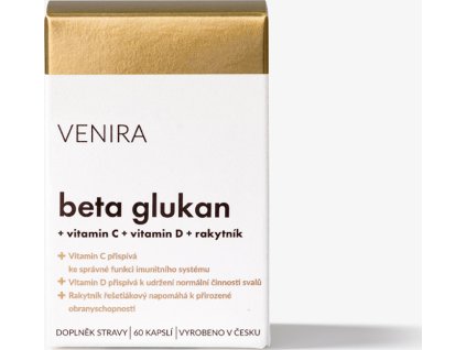 74009 venira beta glukan vitamin c d a rakytnik 60 kapsli