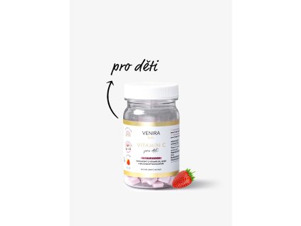 99561 venira vitamin c pro deti jahoda 120 kosticek