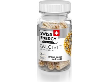 SWISS ENERGY CALCIVIT + D3 Kapsle s postupným uvolňováním, 30ks