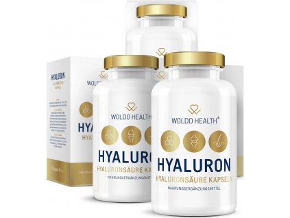 WoldoHealth® ® Hyaluronová kyselina (3x90 kapslí)  + Dárek