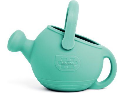 Bigjigs Toys Silikonová konvička zelená Eggshell