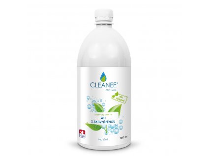 CLEANEE ECO hygienický čistič WC s aktivní pěnou 1L - náhradní náplň