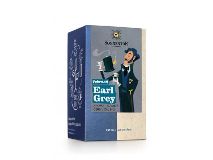 Vybraný Earl Grey bio, aromatizovaný černý čaj 27 g porc. dvoukomorový