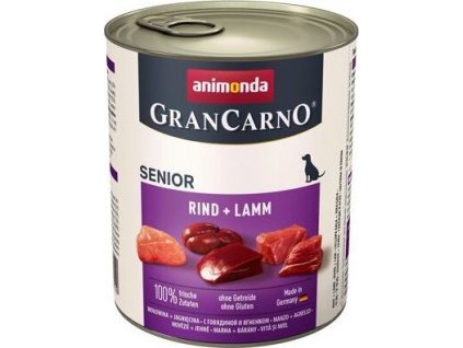 GRANCARNO Senior - hovězí, jehněčí 800 g