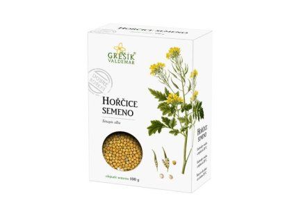Hořčice semeno 100 g GREŠÍK Dobré koření