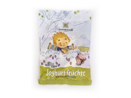 Jogurtové ovoce - želé s jogurtem a ovocnou příchutí bio 100g