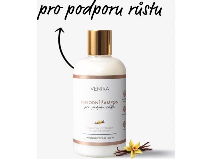 71348 venira prirodni sampon pro podporu rustu vlasu vanilka 300 ml