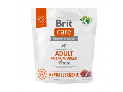 Brit Care Dog Hypoallergenic Adult Medium Breed 1kg