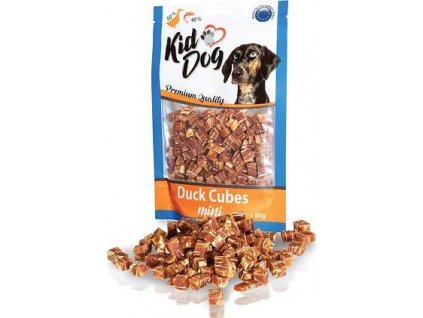 KIDDOG mini kostičky z kachního masíčka a tresky 80 g