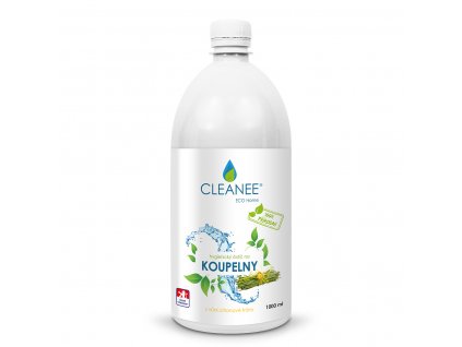 CLEANEE ECO hygienický čistič na KOUPELNY - citronová tráva 1L