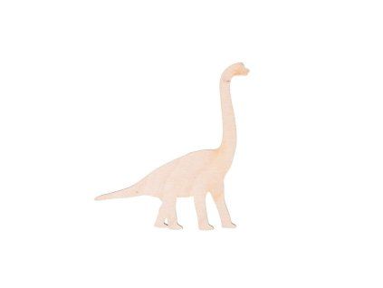 Dřevěný dinosaurus XV 11 x 11 cm