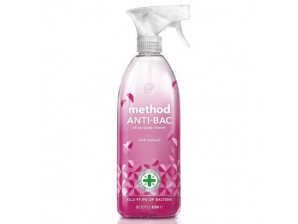 METHOD antibac univ. čistič 830 ml Rebarbora
