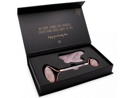 Face Massage Set (Jade roller & Gua Sha) - PINK
