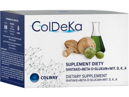 Colway ColDeKa - Vitamín A, D3, K2 a beta-D-glukan, 60 kapslí