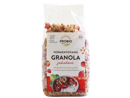 Probio Granola fermentovaná jahodová, 300g