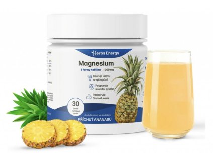 Herbs Energy Magnesium 1200 mg - 3 formy hořčíku, 30 dávek