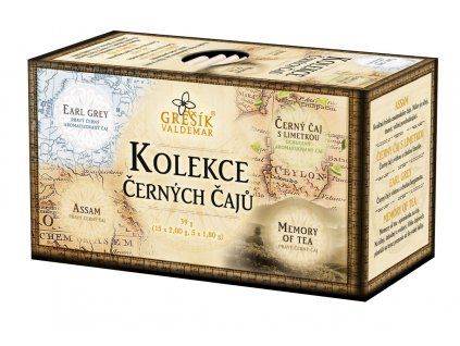 Grešík Kolekce Černých čajů 4 x 5 n.s.