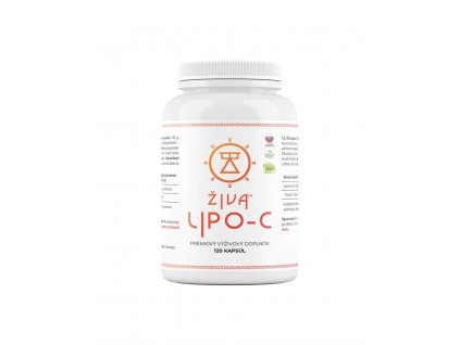 Živa LIPO-C – Vitamin C, 500 mg, 120 kapslí