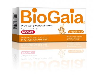 BioGaia Protectis s vitaminem D, 30 žvýkacích tablet