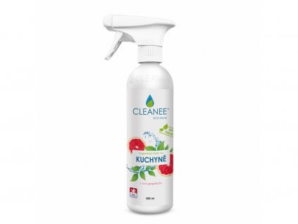 CLEANEE ECO hygienický čistič na KOUPELNY - grapefruit 500ml