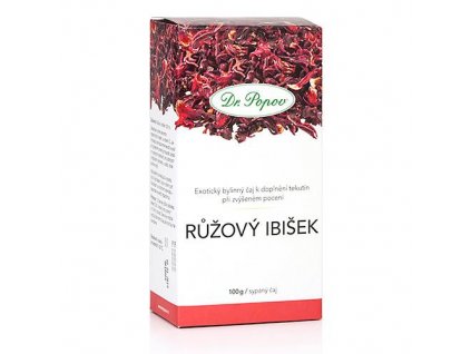 Růžový ibišek, bylinný čaj, 100 g Dr. Popov