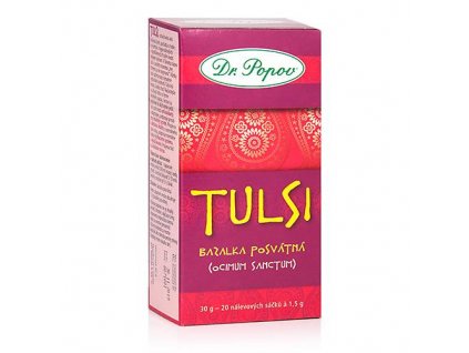 Tulsi, bylinný čaj, 30 g Dr. Popov