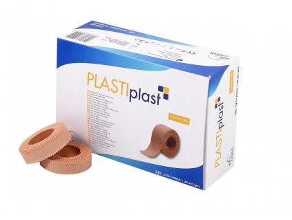 PLASTIplast - adhezivní textilní páska, tělová barva, hypoalergenní, nesterilní