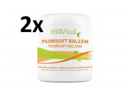 HillVital Psorisoft balzám, na kožní problémy, 2x 250ml  + Dárek