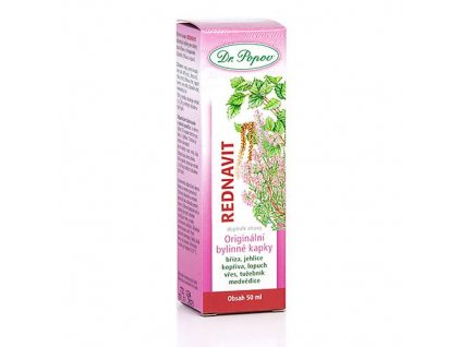 Rednavit, originální bylinné kapky, 50 ml Dr. Popov