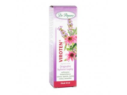 VIROTEN®, originální bylinné kapky, 50 ml Dr. Popov
