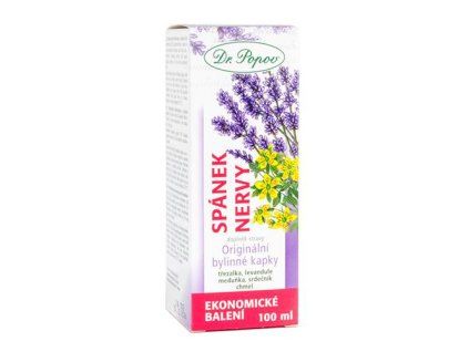 dr popov tinkt spanek nervy 100ml