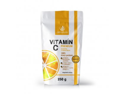 90339 allnature vitamin c prasek premium 250 g