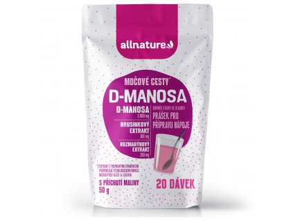 91392 allnature d manosa s brusinkovym extraktem prichut malina 50 g