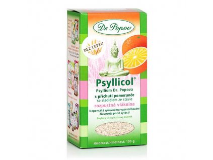 Psyllicol® s příchutí pomeranče, 100 g Dr. Popov