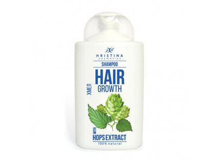 Hristina Přírodní šampon chmel pro zdravé a silné vlasy, 200 ml