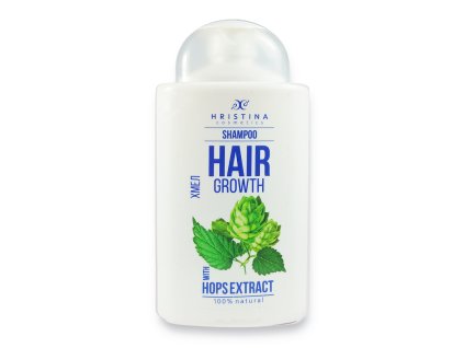 Hristina Přírodní šampon chmel pro zdravé a silné vlasy, 200 ml