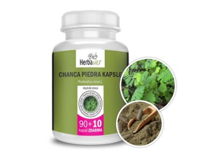 Herbavis Chanca piedra kapsle, 90+10 kapslí zdarma