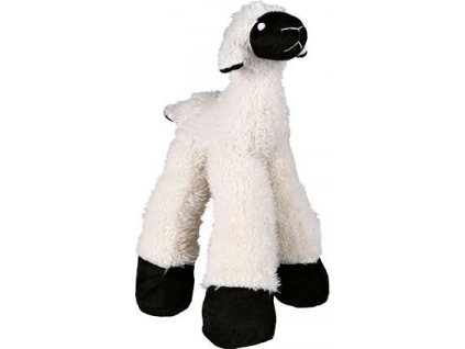 Plyšová ovce, dlouhé nohy, se zvukem, 30 cm