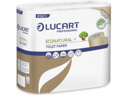 Toaletni papir 100 recyklovany 4 role LUCART