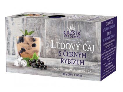 Grešík Ledový čaj s černým rybízem 20 x 2,0 g