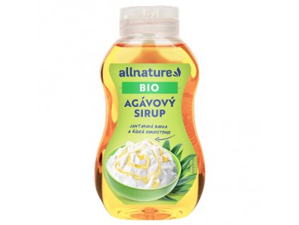 Allnature Agávový sirup BIO, 250 ml