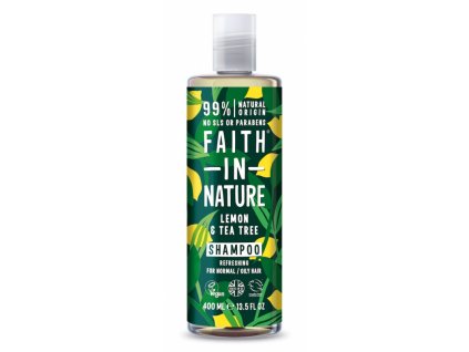 faith in nature prirodni sampon bio proti lupum citron 400ml